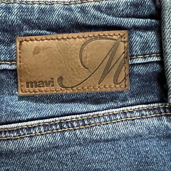 MAVI Jean Co. Medium Wash Denim 5 Pocket Riveted Distressed Zipper Shorts Sz 30 - Picture 8 of 12